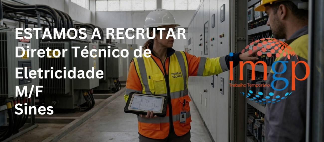 Diretor Técnico de Eletricidade (M/F) — Sines